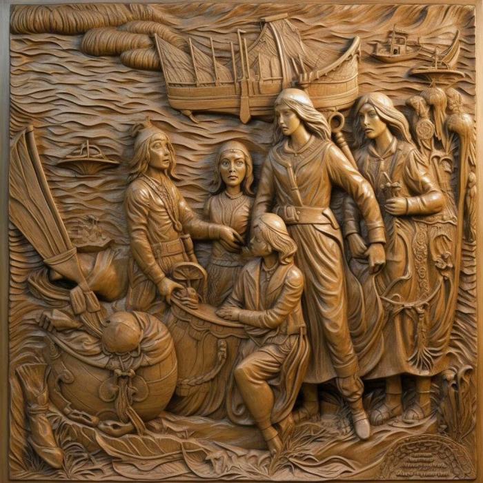 نموذج ثلاثي الأبعاد لآلة CNC 3D Art 